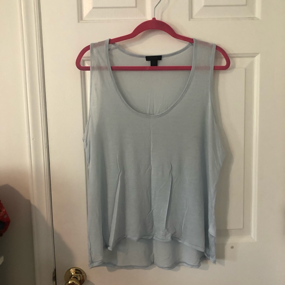 J Crew blue tank